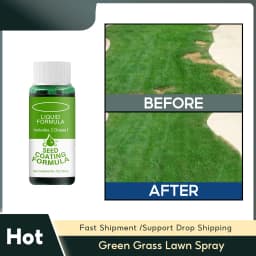 Green Grass Lawn Spray Grass Liquid Lawn Paint Household Seeding Lawn Greening Spray Repair Green Grass for Gardens Farms Ground