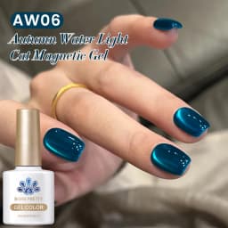 BORN PRETTY Sparkling Glass Bead Cat Magnetic Gel Nail Polish Flash White Spar Red Color Semi Permanent Soak Off UV Gel Varnish