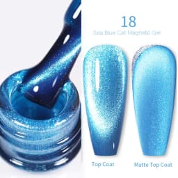 BORN PRETTY Sparkling Glass Bead Cat Magnetic Gel Nail Polish Flash White Spar Red Color Semi Permanent Soak Off UV Gel Varnish