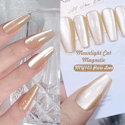 BORN PRETTY Sparkling Glass Bead Cat Magnetic Gel Nail Polish Flash White Spar Red Color Semi Permanent Soak Off UV Gel Varnish