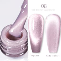 BORN PRETTY Sparkling Glass Bead Cat Magnetic Gel Nail Polish Flash White Spar Red Color Semi Permanent Soak Off UV Gel Varnish