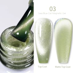 BORN PRETTY Sparkling Glass Bead Cat Magnetic Gel Nail Polish Flash White Spar Red Color Semi Permanent Soak Off UV Gel Varnish