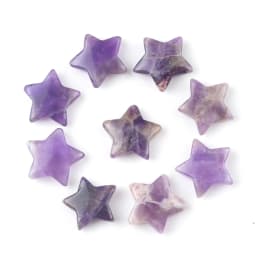 5pcs Natural Stone Amethyst Rose Quartz Crystal Star Mineral Specimen Gemstone Agate Fish Tank Jewelry Home Decoration Ornament