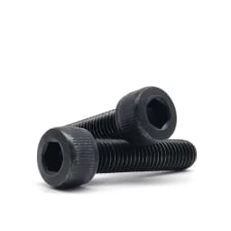 DIN912 M1.6 M2 M2.5 M3 M4 M5 M6 M8 Hexagon Hex Socket Head Cap Allen Bolt Screw 304 A2-70 Stainless Steel Black Grade 12.9 Steel