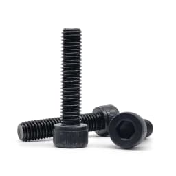 DIN912 M1.6 M2 M2.5 M3 M4 M5 M6 M8 Hexagon Hex Socket Head Cap Allen Bolt Screw 304 A2-70 Stainless Steel Black Grade 12.9 Steel