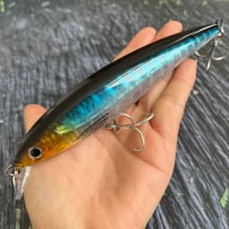 140mm 41g Big Floating Minnow Fishing Lures Laser Artificial Baits Saltwater Long Casting Trolling Wobblers UV Jerkbait Supplies