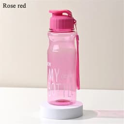 550ML Travel Sport Multi-color Water Bottle Plastic Water Cup Large Capacity