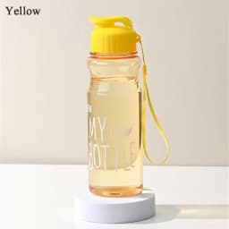 550ML Travel Sport Multi-color Water Bottle Plastic Water Cup Large Capacity