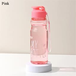 550ML Travel Sport Multi-color Water Bottle Plastic Water Cup Large Capacity
