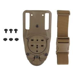 Tactical Holster Adapter 360 Degree Revolve Outdoor Hunting Holster Base Mounting Modular Airsoft Shooting Holster Accessories