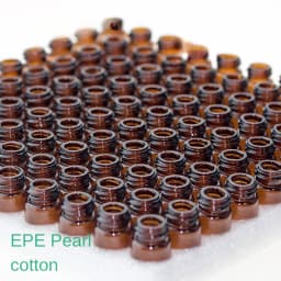 100pcs Essential Oil Bottle Gift Box, 3ml Brown Glass Split Bottle with Throttling Hole - Suitable for Travel and Storage
