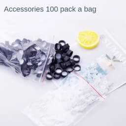 100pcs Essential Oil Bottle Gift Box, 3ml Brown Glass Split Bottle with Throttling Hole - Suitable for Travel and Storage