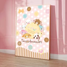 1pc Sugarbunnies Anime Poster Sticky Posters Retro Kraft Paper Sticker DIY Room Bar Cafe Aesthetic Art Wall Painting