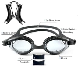 Myopia Swim Goggles Men Women Child Swimming Pool Eyewear Water Sport Waterproof Eyeglasses Anti Fog UV Protect Optical Glasses