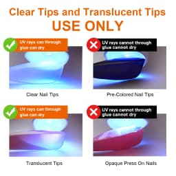 TWOING 8g Multifunctional Solid Nail Tips Gel - Non-Stick Hand Nail Gel Rhinestone Gel For DIY Manicure At Home Long Lasting