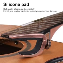 Alice Guitar Capo Adjustable Roller Metal Perfect Quick Change Tune for Electric Acoustic Guitar, Bass, Violin, and Ukulele