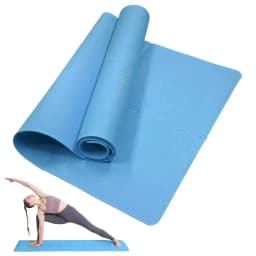 Yoga Mat Sports Fitness EVA Comfortable Foam 4mm Thick Yoga Mat Sports Yoga and Pilates Gymnastics Mat
