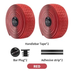 BUCKLOS Road Bicycle Handlebar Tape Non-slip PU EVA Bike Handlebar Strap Racing Bike Drop Bar Tape Road Cycling Accessories