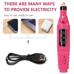 LULAA Electric Nail Drill Machine Set Pedicure Grinding Equipment Mill For Manicure Professional Strong Nail Polishing Tool