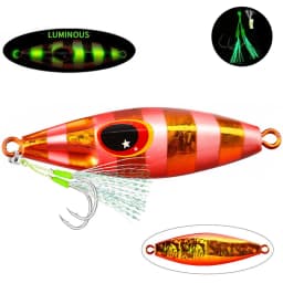 30g 40g 60g 80g 100g 120g Metal Jig Spoon Lure Artificial Bait Shore Slow Jigging Super Hard Bass Fishing Tackle