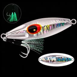 30g 40g 60g 80g 100g 120g Metal Jig Spoon Lure Artificial Bait Shore Slow Jigging Super Hard Bass Fishing Tackle