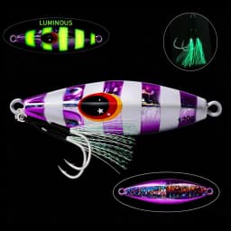 30g 40g 60g 80g 100g 120g Metal Jig Spoon Lure Artificial Bait Shore Slow Jigging Super Hard Bass Fishing Tackle