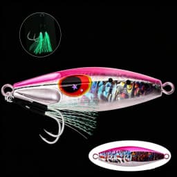 30g 40g 60g 80g 100g 120g Metal Jig Spoon Lure Artificial Bait Shore Slow Jigging Super Hard Bass Fishing Tackle