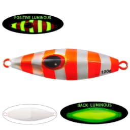 30g 40g 60g 80g 100g 120g Metal Jig Spoon Lure Artificial Bait Shore Slow Jigging Super Hard Bass Fishing Tackle