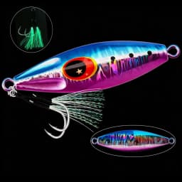 30g 40g 60g 80g 100g 120g Metal Jig Spoon Lure Artificial Bait Shore Slow Jigging Super Hard Bass Fishing Tackle