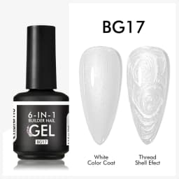 CHUNSHU TPO Free 6 IN 1 Extension UV Gel Polish In A Bottle Builder Nail Gel Rubber Base Coat Semi Permanent Nails Art 15ML