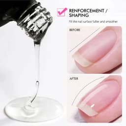 CHUNSHU TPO Free 6 IN 1 Extension UV Gel Polish In A Bottle Builder Nail Gel Rubber Base Coat Semi Permanent Nails Art 15ML