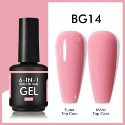 CHUNSHU TPO Free 6 IN 1 Extension UV Gel Polish In A Bottle Builder Nail Gel Rubber Base Coat Semi Permanent Nails Art 15ML