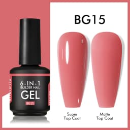 CHUNSHU TPO Free 6 IN 1 Extension UV Gel Polish In A Bottle Builder Nail Gel Rubber Base Coat Semi Permanent Nails Art 15ML