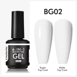 CHUNSHU TPO Free 6 IN 1 Extension UV Gel Polish In A Bottle Builder Nail Gel Rubber Base Coat Semi Permanent Nails Art 15ML