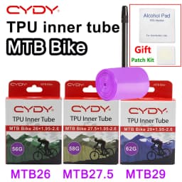 CYDY TPU MTB Bike Inner Tube Camera 29 26 27.5 29x1.95 2.0 2.1 2.2 2.3 2.4 2.5 2.6 Inch Mountain Bicycle Tire Pneu 29er
