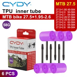 CYDY TPU MTB Bike Inner Tube Camera 29 26 27.5 29x1.95 2.0 2.1 2.2 2.3 2.4 2.5 2.6 Inch Mountain Bicycle Tire Pneu 29er