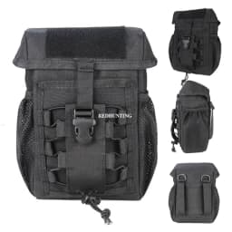 Tactical Pouch CS Dump Drop Pouch Outdooer Utility Pouch Bag Waterproof 1000D Nylon Folding Molle Dump Bag for Outdoor Hiking