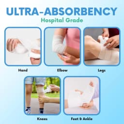 20/50/100 Rolls Breathable Elastic Bandage Skin Friendly First Aid Kit Cotton Gauze Wound Dressing Emergency First Aid Tool