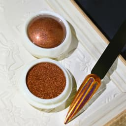 6 Colors Chrome Laser Nail Powder Holographic Mirror Glitter Pigment Silver/Gold Rub Dust Nail Gel Polish Supplies Chrome Powder