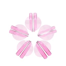 Pink 5pairsBlackwings Silicone Eyelash Perming Pad Lashes Rods Shield Lifting 3D Eyelash Curler Accessories Applicator Tools