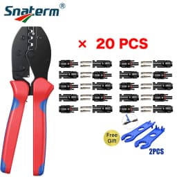 Free shipping 10/20/50 Pairs Solar Connectors 1000V 30A Solar Panel Branch PV Connectors Connect solar Tool Crimping pliers