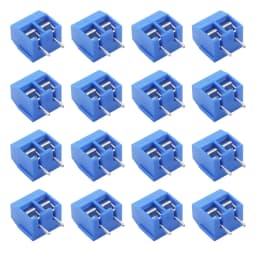 10/50PCS PCB Terminal Block Connector Pitch 5.0mm KF301 Straight Pin 2P 3P Screw PCB Terminal Blocks Connector Assortment Kit