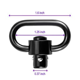 1/2PCS Quick Detach Release QD Sling Swivel Scope Mount Adapters Hunting Accessories