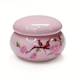 1Pc Ceramics Nail Cup with Lid Acrylic Liquid Powder Ceramic Cup Nail Art Acrylic Liquid Powder Porcelain Dappen Dish Container
