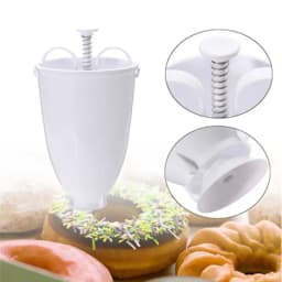 Plastic Donut Maker Waffle Molds Kitchen Accessory Bakeware Doughnut Maker Cake Mold Biscuit Cookies Diy Baking Tool