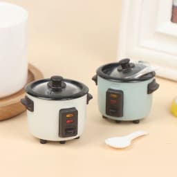 1PC Mini Appliance Decoration For Doll House Electric Rice Cooker Kitchen Accessories Dollhouse Miniature Rice Cooker Home decor