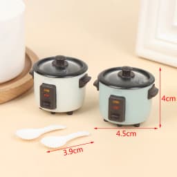 1PC Mini Appliance Decoration For Doll House Electric Rice Cooker Kitchen Accessories Dollhouse Miniature Rice Cooker Home decor