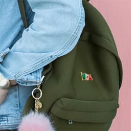 Mexico National Waving Flag Lapel Pin Brooche Pin Badges Brooch for Clothes Bags Decoration