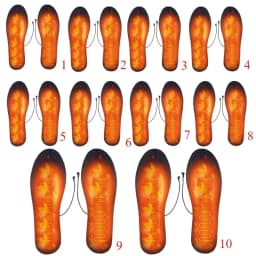 USB Heated Shoe Insoles Electric Foot Warming Pad Feet Warmer Sock Pad Mat Winter Outdoor Sports Heating Insole Winter Warm