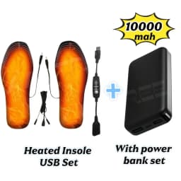 USB Heated Shoe Insoles Electric Foot Warming Pad Feet Warmer Sock Pad Mat Winter Outdoor Sports Heating Insole Winter Warm
